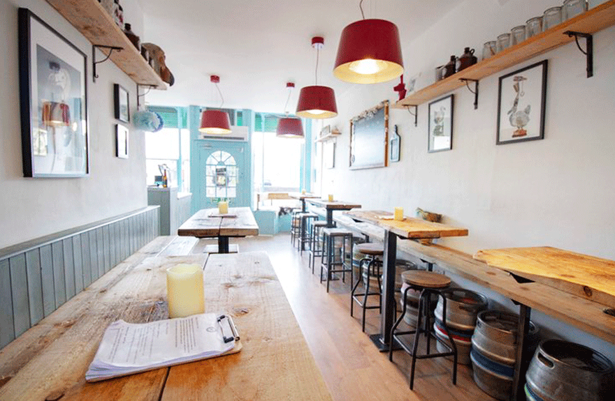 ealing gin served at the dodo micropub