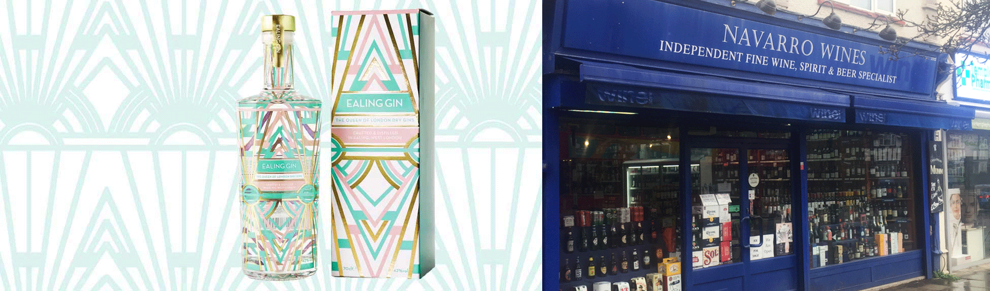 ealing gin at navarro