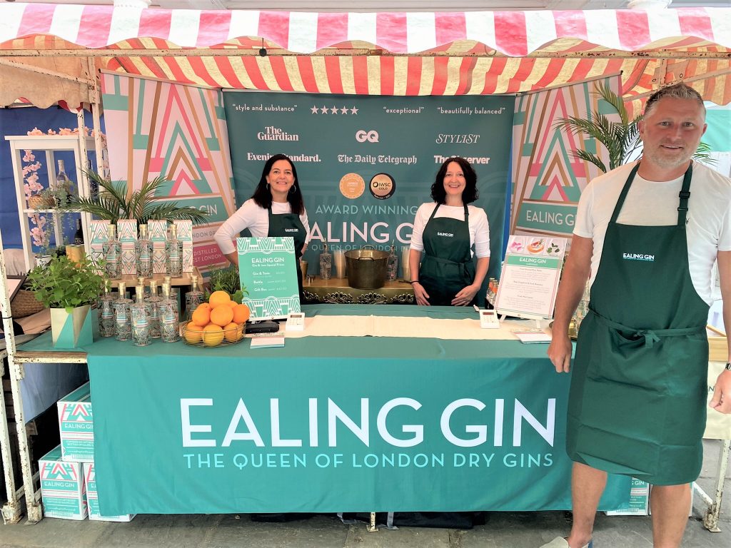 Ealing Gin at the Gin and Jazz Festival, Tunbridge Wells